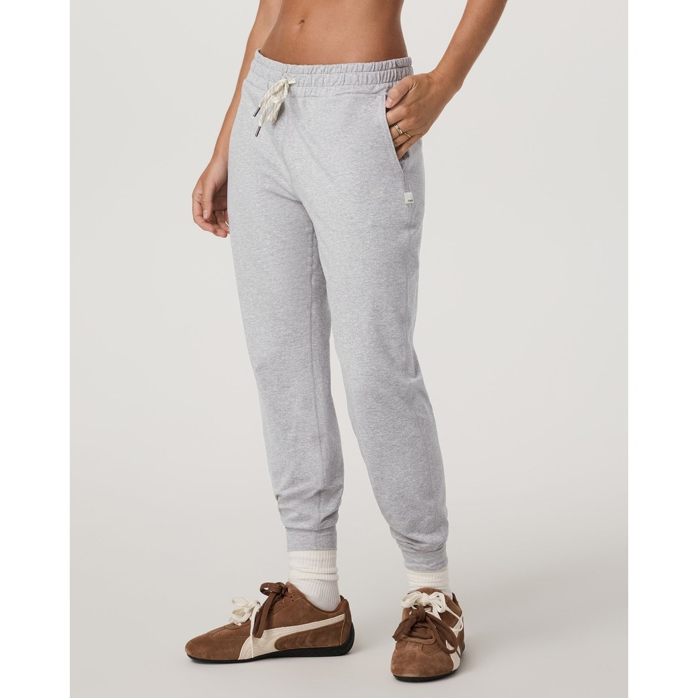 Vuori Light Gray Performance Joggers Heathered Large